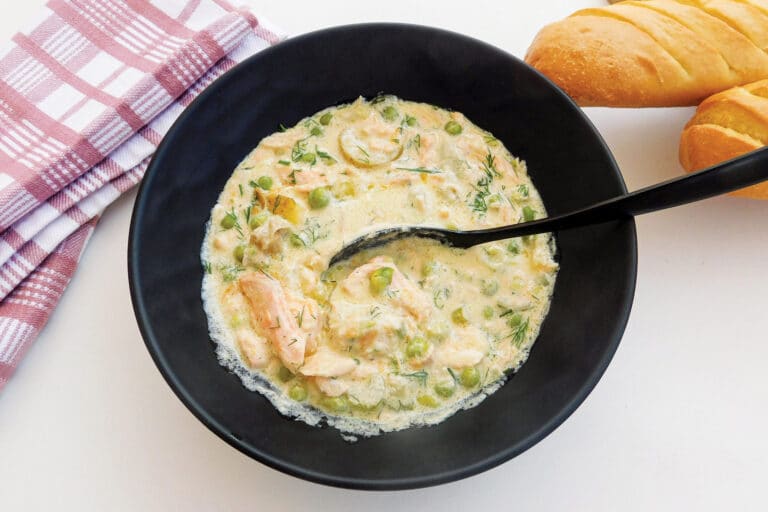 Pacific Northwest salmon chowder