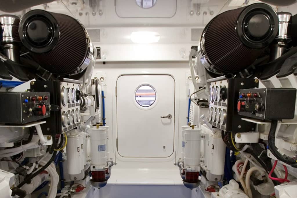 Diesel engine room
