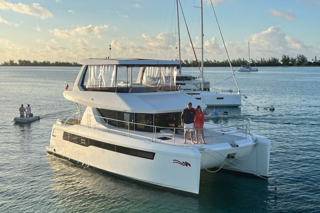 Catamaran in the British Virgin Islands